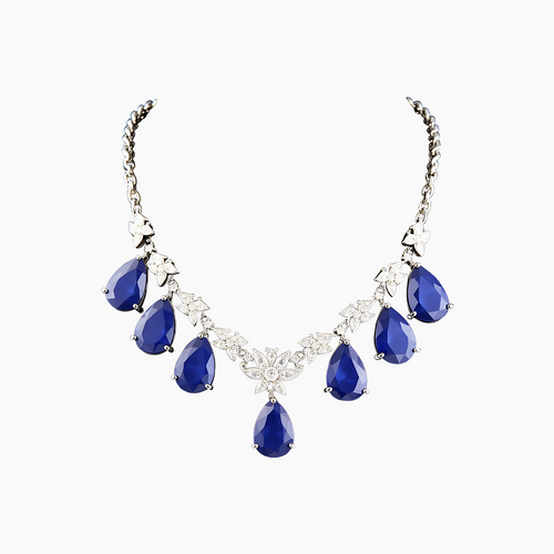 Blue Diamond Necklaces